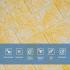 Декоративна 3D панель самоклейка 700х770х3мм Мармур жовтий (062-3) SW-00000694