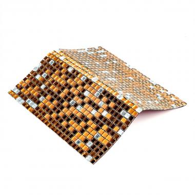 Мозаика зеркальная 298х298х4,5мм Медная SW-00002370