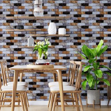 Декоративная ПВХ плитка на самоклейке 300х300х5мм Квадрат, цена за 1 шт. (СПП-605) SW-00000672