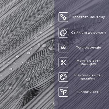 Самоклеюча стінова PET плитка у рулоні 600х3000х2мм SW-00002890