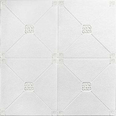 Самоклеюча декоративна настінно-стельова 3D панель 700x700x4.5мм Плитка (164) SW-00000181