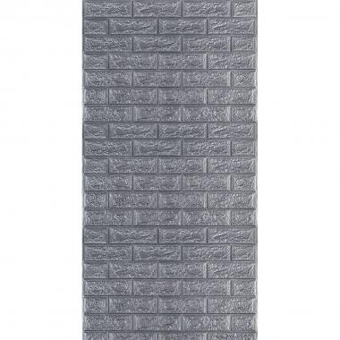 R017-2 Панель стеновая в рулоне 3D 700х3080х2мм Серый Кирпич (D) SW-00002535