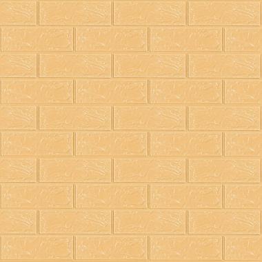 Самоклеющаяся 3D панель в рулоне 19600x700x3мм Бежевый Кирпич (R009-3-20) SW-00001195