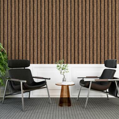 Рейка декоративная PS 2900х118х12мм Шоколадный мрамор SW-00001754