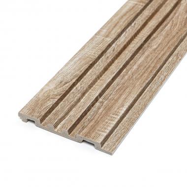 Рейка декоративная PS 2900х117х12мм Дуб SW-00002136