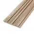 Рейка декоративная PS 2900х117х12мм Дуб SW-00002136