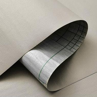 Самоклеюча екошкіра у рулоні 1.37х1м х 0.5мм Світло-сірий SW-00001373