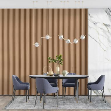 Рейка декоративна WPC стінова 3000х165х23мм Дуб SW-00001855