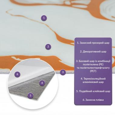 Самоклеящаяся стеновая PET плитка 600х300х2мм SW-00002646