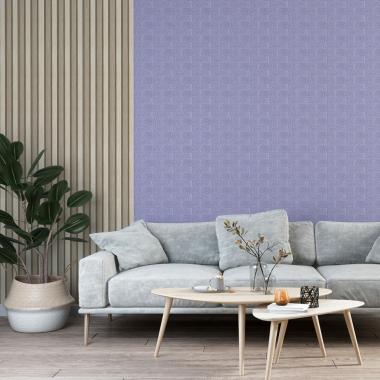 3D панель самоклеюча 700х770х5мм цегла світло - фіолетова (015-5) SW-00000083