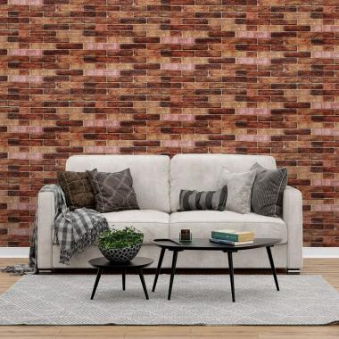 Самоклеющаяся 3D панель под коричневый кирпич екатеринослав 3080х700х3мм SW-00001768