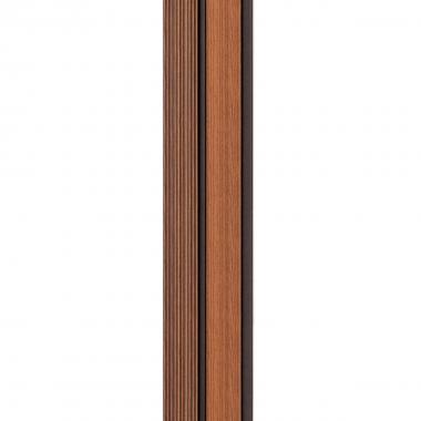 Рейка декоративная PS 2900х118х12мм Теплый каштан SW-00001753