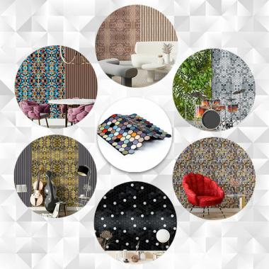 Самоклеюча алюмінієва плитка 300х300х3мм Кольорова SW-00001935