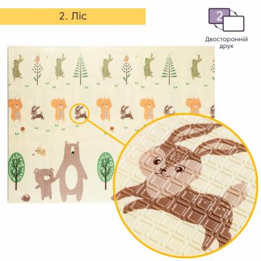 Дитячий складаний розвиваючий термокилимок 200х150х0.6см 