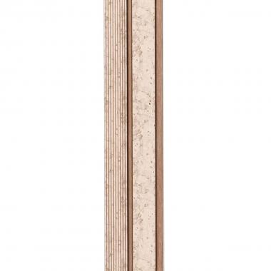 Рейка декоративна PS 2900х120х12мм Кремовий мармур із золотими вкрапленнями SW-00001748
