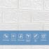 R001-2-20 Панель стеновая в рулоне 3D 700х19600х2мм Белый Кирпич SW-00002277