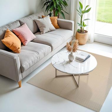 Підлогове двостороннє покриття CREAM and BEIGE 60*60cm*2cm (D) SW-00001846