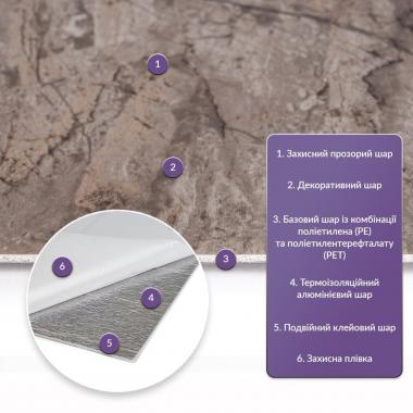 Самоклеящаяся стеновая PET плитка 600х300х2мм SW-00002328