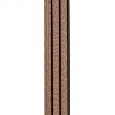 Рейка декоративная PS 2900х115х12мм Орех SW-00001739