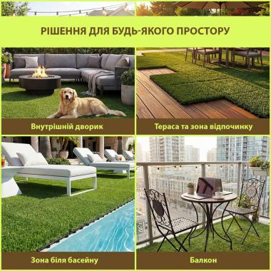 Модульная плитка 300х300х25 мм Трава SW-00003287