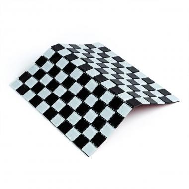 Мозаика из декоративного стекла 298х298х4,5мм Шахматка SW-00002366