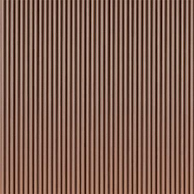 Рейка декоративная WPC круглая стеновая 3000х152х15мм Каштан SW-00001872