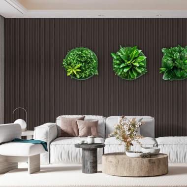 Рейка декоративна WPC стінова 3000х165х23мм Венге SW-00001537