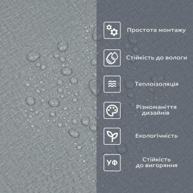 Самоклеящаяся виниловая плитка в рулоне 600х3000х2мм Серый холст Мат SW-00002034