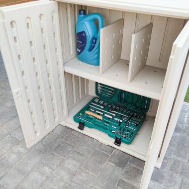 Пластикова тумба з полицею 82х41х93см SW-00001543