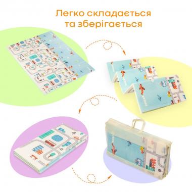 Дитячий складаний розвиваючий термокилимок 200х150х0.6см 