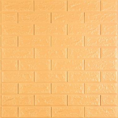 3D панель самоклеюча 700х770х5мм цегла Жовто-пісочний (009-5) SW-00000028