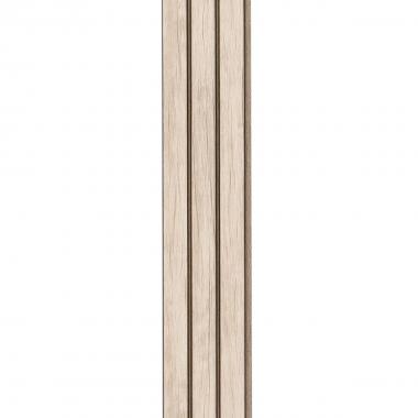 Рейка декоративная PS 2900х115х12мм Белый дуб SW-00001741