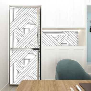 Самоклеюча плівка 0,45х10м х 0,07мм Біла з орнаментом SW-00001223