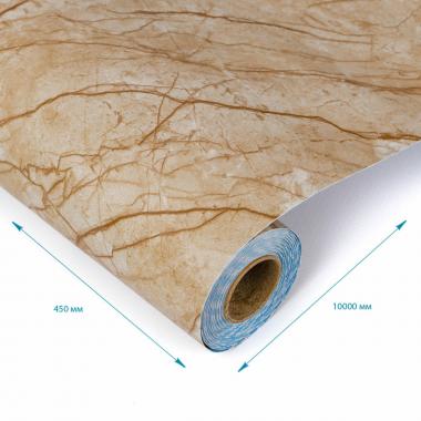 Самоклеюча плівка 0,45х10м х 0,07мм Бежевий мармур класичний SW-00001277