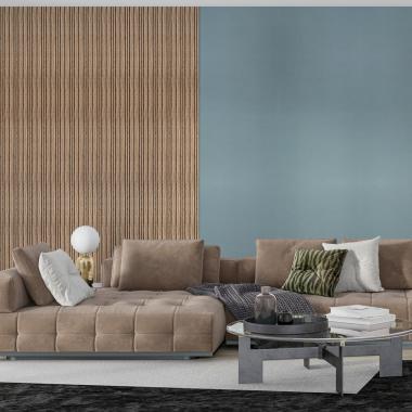 Рейка декоративная PS 2900х117х12мм Дуб SW-00002136