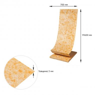 Самоклеющаяся 3D панель 19600х700х3мм Мрамор Бежевый SW-00001473