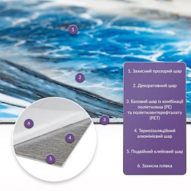 Самоклеюча стінова PET плитка у рулоні 600х3000х2мм SW-00002976