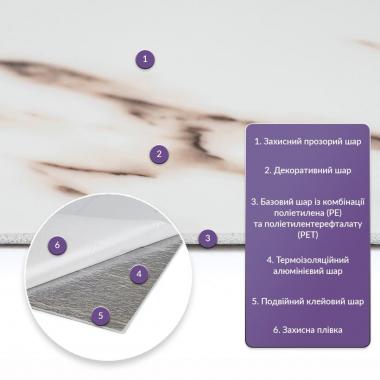 Самоклеюча стінова PET плитка 600х300х2мм SW-00001677