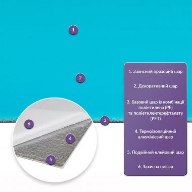 Самоклеящаяся стеновая PET плитка 900х400х2мм SW-00002250
