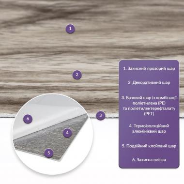 Самоклеюча стінова PET плитка у рулоні 600х3000х2мм SW-00002434