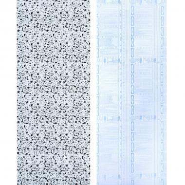 Самоклеюча плівка 0,45х10м х 0,07мм Білі вензелі (10175) SW-00000828